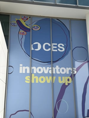 CES Innovators Show Up Sign